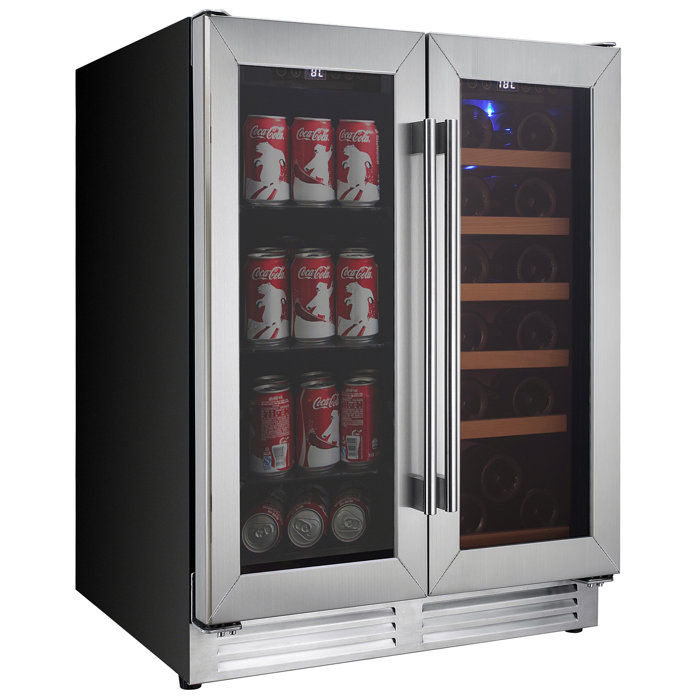 Koolatron 18 Bottle Koolatron Beverage Center Dual Zone Convertible